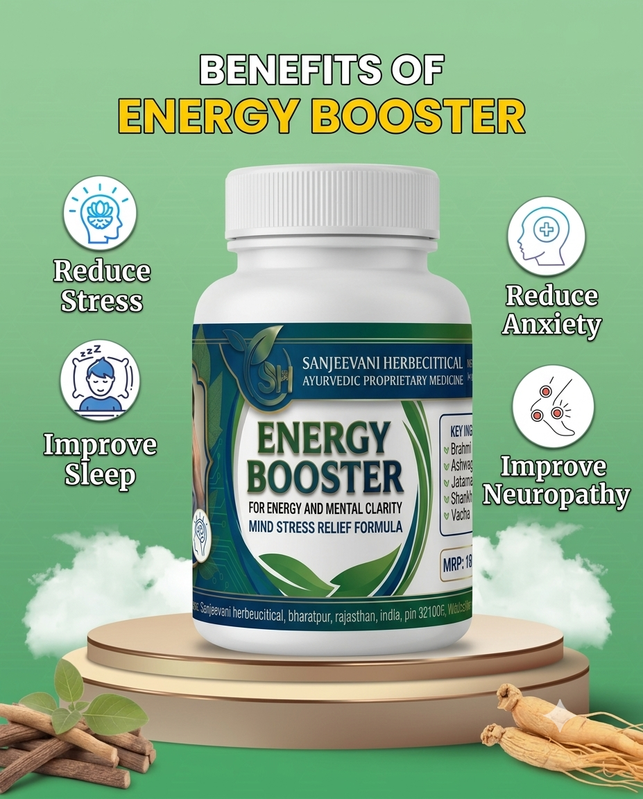 Energy Booster Ayurvedic Product | Herbal Energy Supplement | Sanjeevani - Image 3